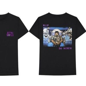 Travis Scott Astroworld RIP DJ Screw Shirt Size S